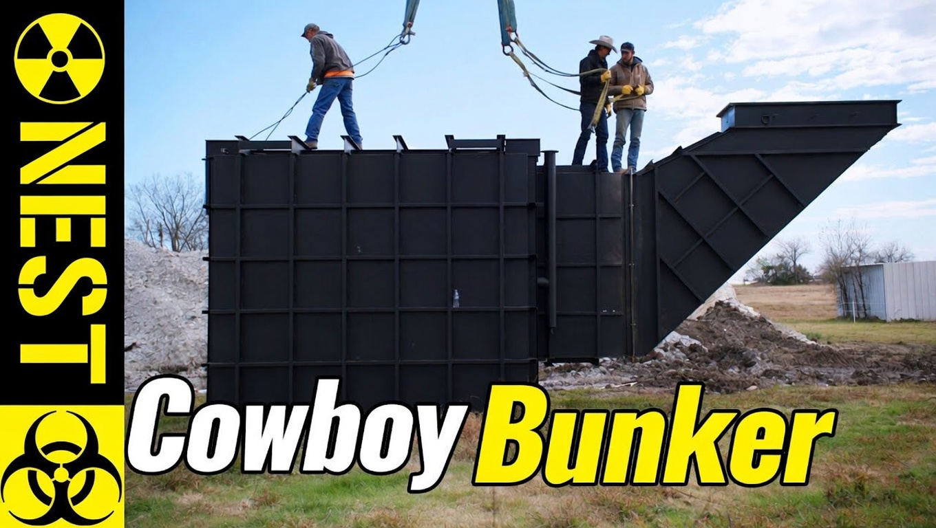 Cowboys Install A Bomb Shelter