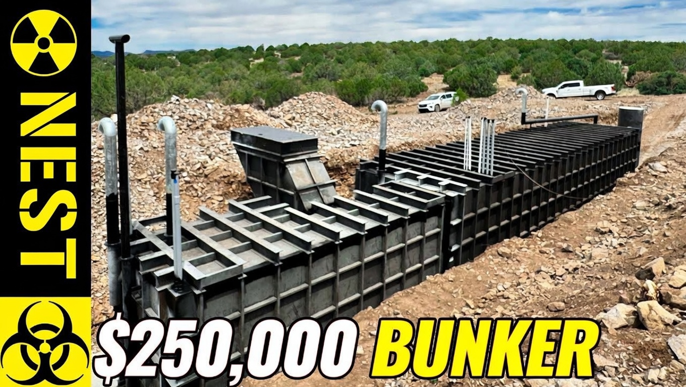 Installing a $250,000 BUNKER under a BARN!